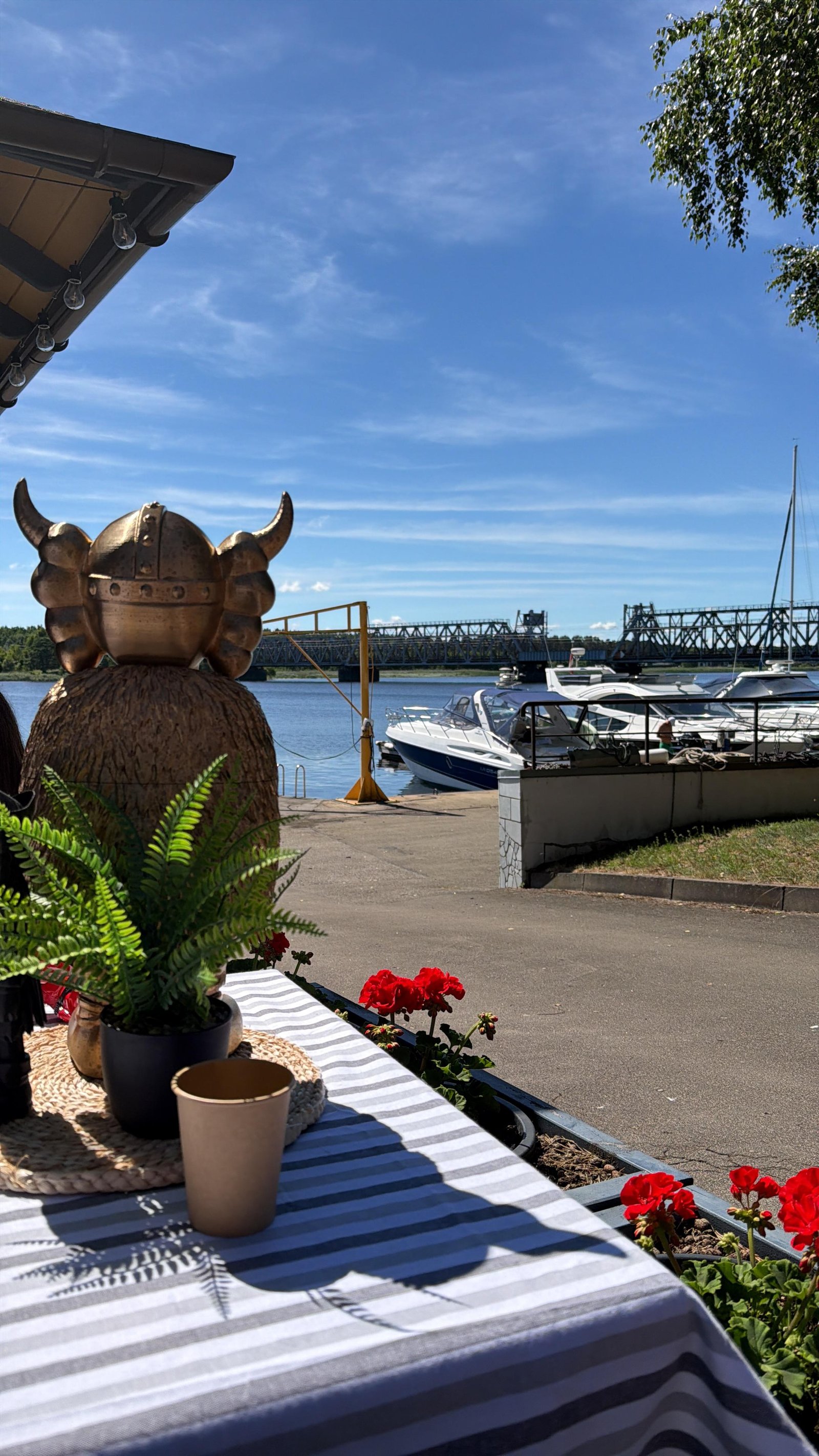 Marina view from Viking Cafe